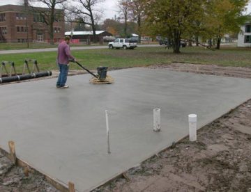 Pearland concrete pads for RV, sheds, AC, basketball